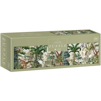 Пазли тришарові панорамні Interdruk Secret Garden 1, 32х96 см, 1000 елементів (326249) - Pampik