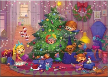 Пазл DoDo Подготовка к Рождеству, 60 елементів (300575) - Pampik - 3
