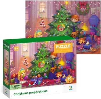 Пазл DoDo Подготовка к Рождеству, 60 елементів (300575) - Pampik - 2