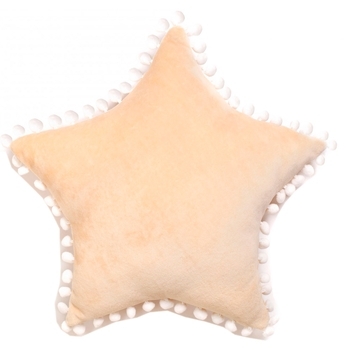 Бампер - подушка Twins Звездочка Маршмелоу, beige, бежевый (2020-BTZM-202) - Pampik