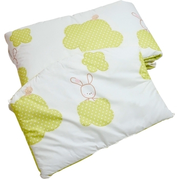 Бампер Twins Comfort Горошки, зелений (2051-C-022) - Pampik