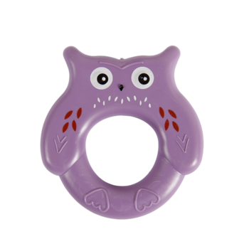 Іграшка-брязкальце Lindo Сова, фіолетовий (1615 фіол) - Pampik