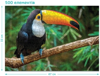 Пазл DoDo Тукан. Бразилія, 500 елементів (300400) - Pampik - 3