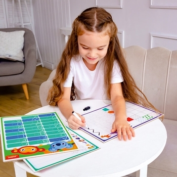 Дошка-тренажер Vladi Toys Фігури та форми, укр. мова (VT5010-27) - Pampik - 3