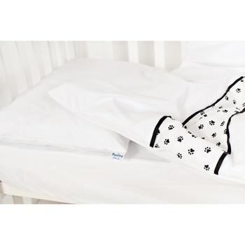 Комплект детской постели Twins Evo Полярные медведи, 120х60, белый/черный, 3 элемента (3080-EPV-01) - Pampik - 2