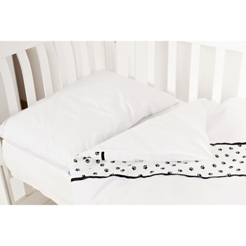 Комплект детской постели Twins Evo Полярные медведи, 120х60, белый/черный, 3 элемента (3080-EPV-01) - Pampik - 3