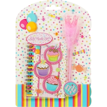 Блокнот детский на планшете с ручкой-пушком "Пироженки" Angel Notes - Pampik