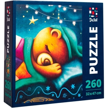 Пазл De.tail Sleeping bear, 260 элементов (DT200-01) - Pampik