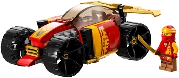 Конструктор LEGO NINJAGO Гоночний автомобіль ніндзя Кая EVO, 94 деталі (71780) - Pampik - 2