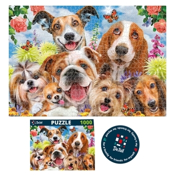Пазл De.tail Pooch Selfie, 1000 елементів (DT1000-04) - Pampik - 2