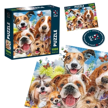 Пазл De.tail Pooch Selfie, 1000 елементів (DT1000-04) - Pampik - 3