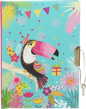 Блокнот на замочке в подарочной коробке, 80 листов, линия "Тукан" Malevaro - Pampik