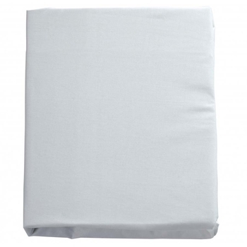 Простыня на резинке Twins Organic, бязь преміум, 120x60 см, белый (6010-TO-01) - Pampik