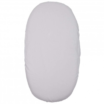 Простирадло на резинці Twins, в коляску, 90х50 см, сірий (6060-90х50-10) - Pampik