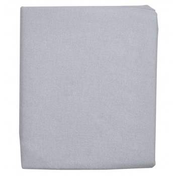 Простирадло на резинці Twins Soft Organic, фланель преміум, 120x60 см, сірий (6030-TSO-10) - Pampik