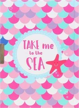 Блокнот детский "Русалка" 15х11 см, в подарочной упаковке с ручкой Angel Notes - Pampik - 2