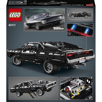 Конструктор LEGO Technic Dodge Charger,1077 деталей (42111) - Pampik - 13