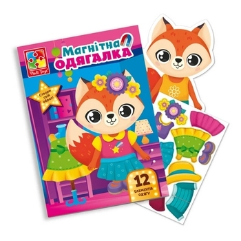 Магнітна гра Vladi Toys Лисичка в папці (VT3204-33) - Pampik - 2