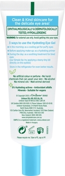 Гель вокруг глаз Simple Water Boost Увлажняющий, 25 мл - Pampik - 2