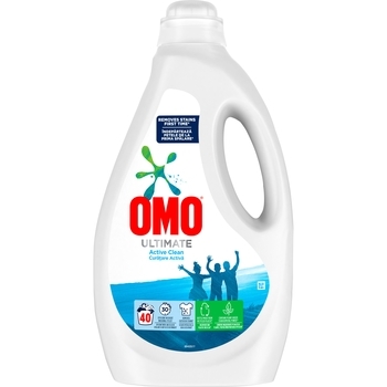 Гель для прання Omo Ultimate Для видалення стійких забруднень, 2 л - Pampik
