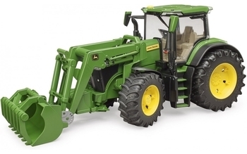 Іграшка трактор John Deere 7R 350 з навантажувачем (03151) - Pampik - 3