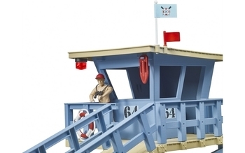 Набір Bruder Рятувальна водна станція з квадроциклом та скутером (62780) - Pampik - 4