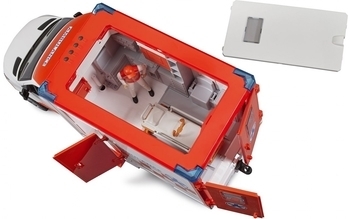 Набор Bruder Скорая помощь Mercedes Sprinter c фигуркой водителя, свет и звук (02676) - Pampik - 2