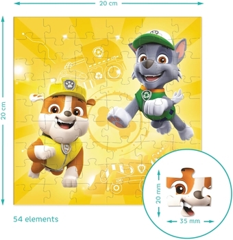 Пазл 3 в 1 DoDo Paw Patrol Смелые щенки (200154) - Pampik - 7
