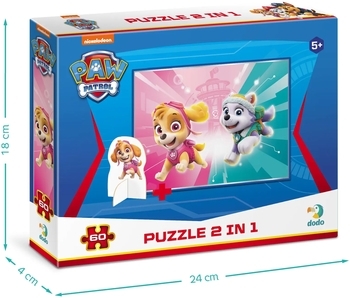 Пазл с фигуркой DoDo Paw Patrol Подружки, 60 элементов (200166) - Pampik - 3