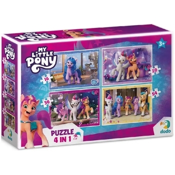 Пазл 4 в 1 DoDo My Little Pony Новое поколение (200389) - Pampik