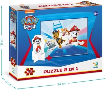 Пазл с фигуркой DoDo Paw Patrol Миссия зовет, 60 элементов (200165) - Pampik - 3