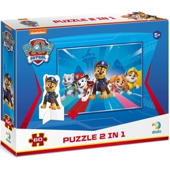 Пазл с фигуркой DoDo Paw Patrol Готовы к приключениям, 60 элементов (200163) - Pampik
