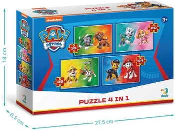 Пазл 4 в 1 DoDo Paw Patrol Друзья спасатели (200158) - Pampik - 3
