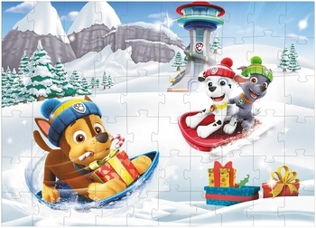 Пазл DoDo Paw Patrol Christmas Зимние развлечения, 60 элементов (200419) - Pampik - 4