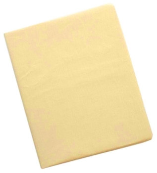 Простирадло на гумці Twins, бязь, 120х60 см, жовтий (6010-02-05) - Pampik