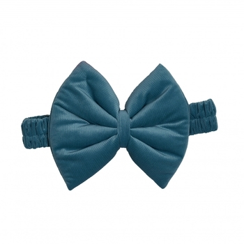 Бантик к конверту Twins Bear & Velvet Mineral, бирюзовый (7099-DB-03) - Pampik