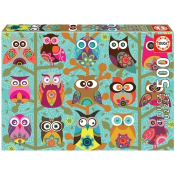 Пазл Educa Совы, 500 элементов (19006) - Pampik