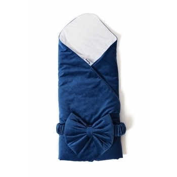 Бантик к конверту Twins Bear & Velvet Dark blue, синий (7099-DB-09) - Pampik - 2