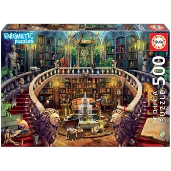 Пазл Educa Mystic, Стара бібліотека, 500 елементів (18479) - Pampik
