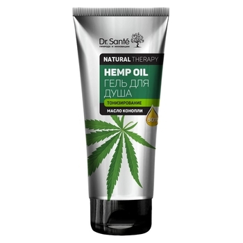 Гель для душу Dr.Sante Natural Therapy Hemp Oil, 200 мл (4823015942983) - Pampik