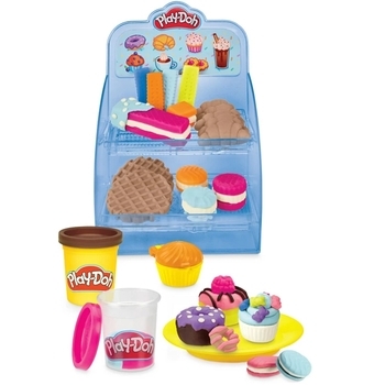 Ігровий набір із пластиліном Hasbro Play-Doh Різнокольорове кафе (F5836) - Pampik - 6