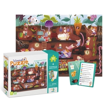 Виммельпазл DoDo Подземный городок, 60 элементов (300560) - Pampik - 2