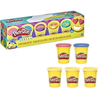 Набор для лепки Play-Doh 5 баночек (F4715) - Pampik - 3