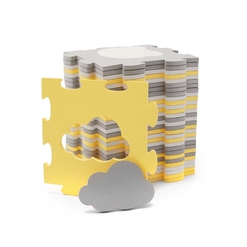 Килимок-пазл Kinderkraft Luno Shapes Yellow, 30 елементів (KPLUSH00YEL0000) - Pampik - 7