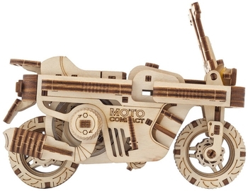 Механический 3D-пазл Ukrainian Gears Мото Компакт складной скутер, 192 эл. (70168) - Pampik - 3