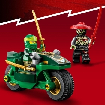Конструктор LEGO NINJAGO Дорожній мотоцикл ніндзя Ллойда, 64 деталей (71788) - Pampik - 7
