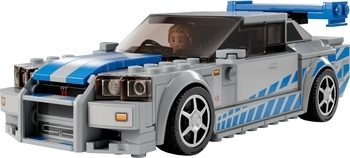Конструктор LEGO Speed ​​Champions "Подвійний форсаж" Nissan Skyline GT-R (R34), 319 деталей (76917) - Pampik - 9