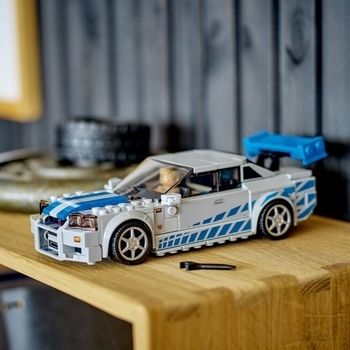 Конструктор LEGO Speed ​​Champions "Подвійний форсаж" Nissan Skyline GT-R (R34), 319 деталей (76917) - Pampik - 4