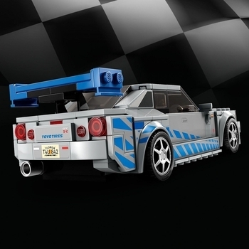 Конструктор LEGO Speed ​​Champions "Подвійний форсаж" Nissan Skyline GT-R (R34), 319 деталей (76917) - Pampik - 3