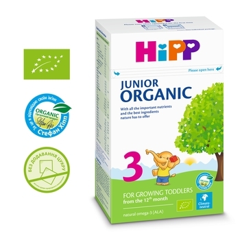 Сухе органічне молочко HiPP Organic Junior 3, 500 г - Pampik - 2